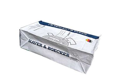 Het Document van Kraftpapier van de voedselrang Witte de Bodem Multilayer Document van de Zakken Goede Stabiliteit Vierkante Zakken