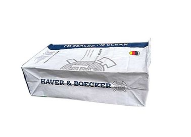 3 het Document van lagenmultiwall Kraftpapier het Document van de Zakken Vlakke Bodem Zakken met PE binnen Voering