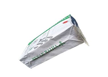 Het Document van Kraftpapier van de voedselrang Witte de Bodem Multilayer Document van de Zakken Goede Stabiliteit Vierkante Zakken