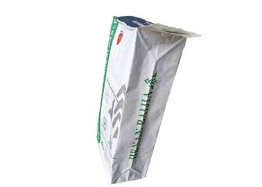 Het Document van Kraftpapier van de voedselrang Witte de Bodem Multilayer Document van de Zakken Goede Stabiliteit Vierkante Zakken