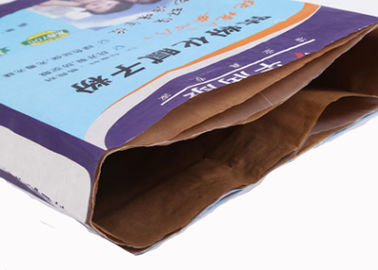 PE binnen Biologisch afbreekbare het Document van 20kg Multiwall Kraftpapier Zakken