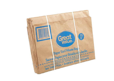 Van het de Yardafval van Kraftpapier 80g/M2 van het bladafval het Gazondocument Zakken