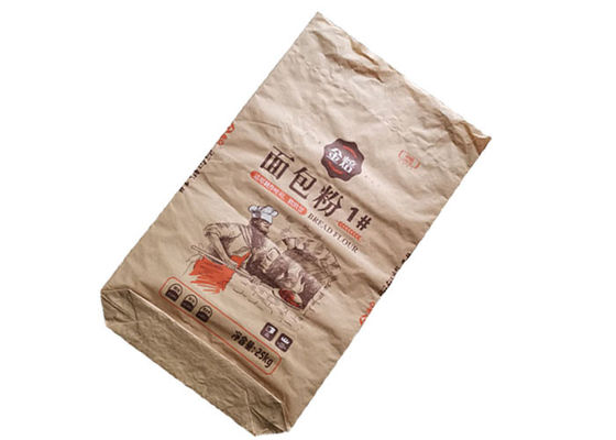 het document van 20kg multiwall kraftpapier zakken