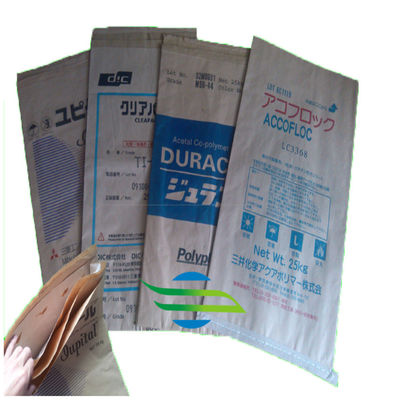 het document van 20kg multiwall kraftpapier zakken