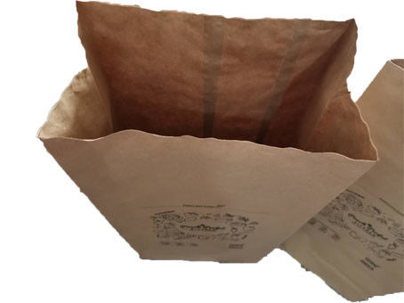 van de Klepmultiwall van 50kg 60gsm Vochtbestendige Gekleefde het Gazondocument Zakken