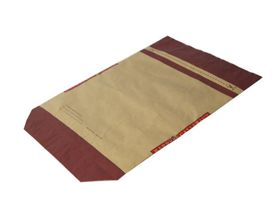25kg de verpakking van Multi het Document van Muurkraftpapier Zak voor Chemische Materiële Vierkante Bodem