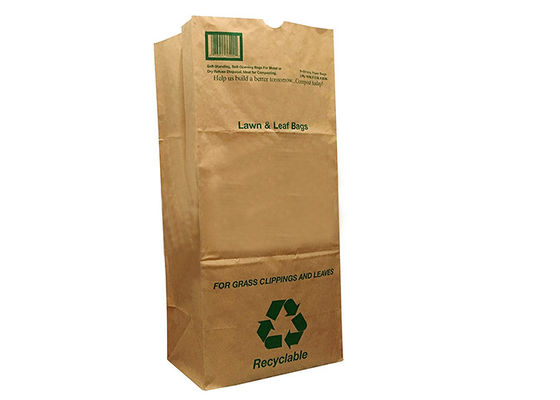10 het Document van tellingsmultiwall Kraftpapier het Document van de Zakken Grote 30 Gallon Bladzakken