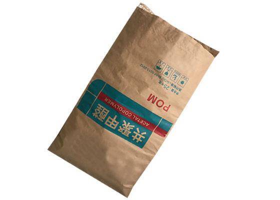 Industriële multi-layer kraft papieren zak Gratis monster 15kg 20kg 25kg
