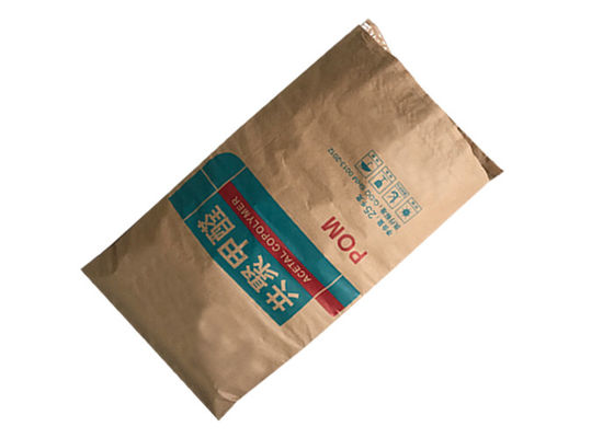 7 druk het Document van Kleurenmultiwall Kraftpapier Zakken Vochtbestendige Makkelijk te openen 65g-130g/M2