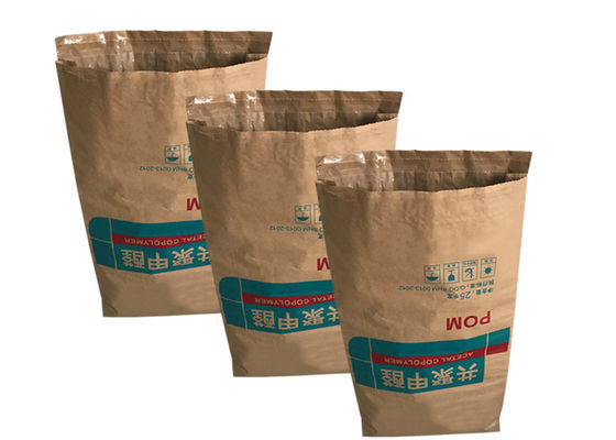 De gedrukte Sterke Zelf het Document van Verbindingskraftpapier van het de Mondsnuifje van Zakmultiwall Open van de Bodemflexo Druk bio-Degradab