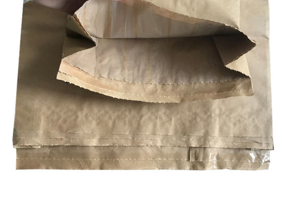 Het Document van 25KG Multiwall Kraftpapier de Bodem van het Zakkensnuifje voor Poeder Materiële Verpakking