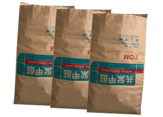 Het Document van Tarwemeelmultiwall Kraftpapier de Bescherming van de Zakken10kg 25kg 50kg Vochtigheid