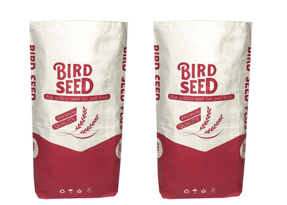 Het Document van Multiwall Kraftpapier van de voedselrang Zakken voor Bloem die 5Kg 10kg 20kg verpakken