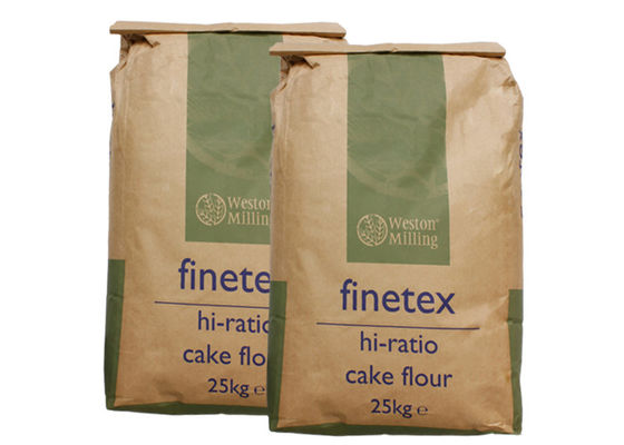2 het Document van laagmultiwall Kraftpapier het Voer Cat Litter Packing van de Zakkenhond