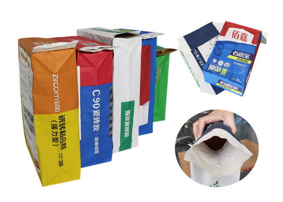 Kraftpapier-Document Gekleefd Gedemineraliseerd de Weipoeder van Klepzakken 20kg 25kg