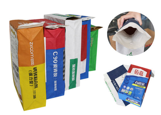 Kraftpapier-Document Gekleefd Gedemineraliseerd de Weipoeder van Klepzakken 20kg 25kg