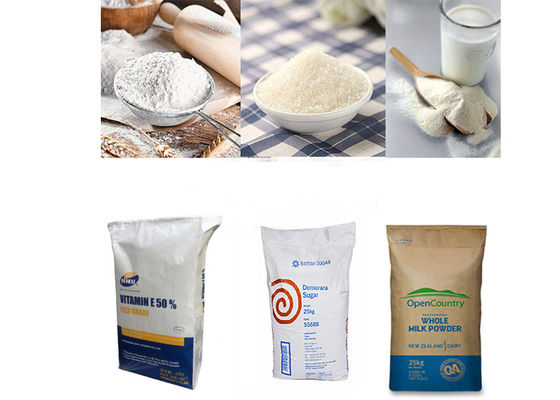 De rekupereerbare Bloem van de het Voerrijst van het 3 het Document van Laagmultiwall Kraftpapier Zakkenhuisdier Sugar Bag