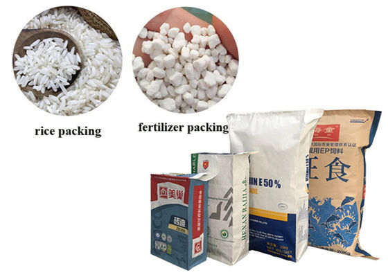 Het Document van Eco- Vriendschappelijke Gerecycleerde Multiwall Kraftpapier het Document van het de RangTarwemeel van het Zakvoedsel Zak