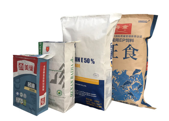 het Document van 25kg 20kg Multiwall Kraftpapier de Bloem van de de Rangaardappel van het Zakkenvoedsel Sugar Packaging