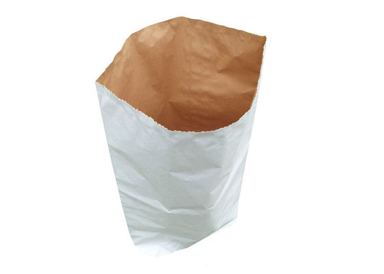 25kg bruine Multiwall-Document het document van Kraftpapier van de Zakken Gerecycleerde Rijst Zakken