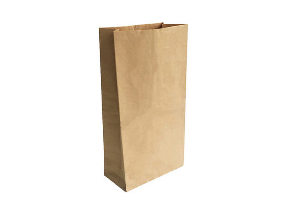 25kg bruine Multiwall-Document het document van Kraftpapier van de Zakken Gerecycleerde Rijst Zakken