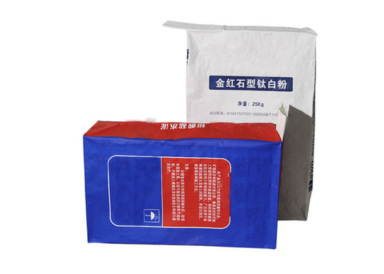 25kg 3 Laagdocument het Cementdocument van Poederzakken 20kg Industriële Binnen Zakpp Pe