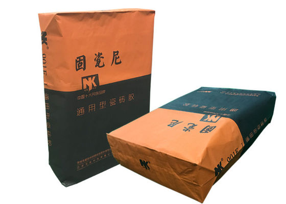 De aangepaste het Document van de Embleem25kg Multimuur de Klepcement van Zakkenkraftpapier Verpakking doet 50kg in zakken