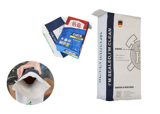Logo Custom Printing Food Material-het Document van Multiwall van het Theepoeder Zakken met PE Film of Voering
