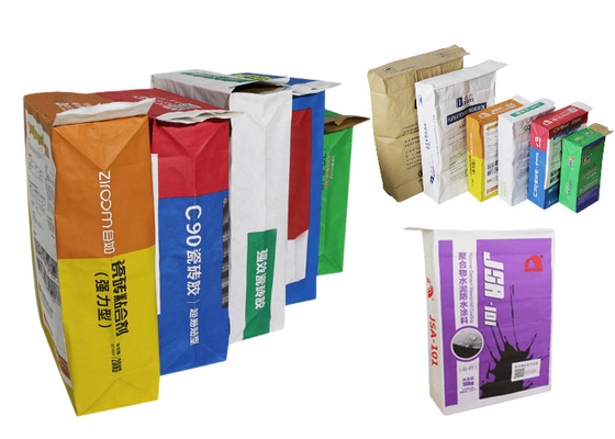 Het Document van Multiwall van de douaneontwerp Gekleefde Klep Zakken voor Bloem die 5Kg 10kg 20kg verpakken