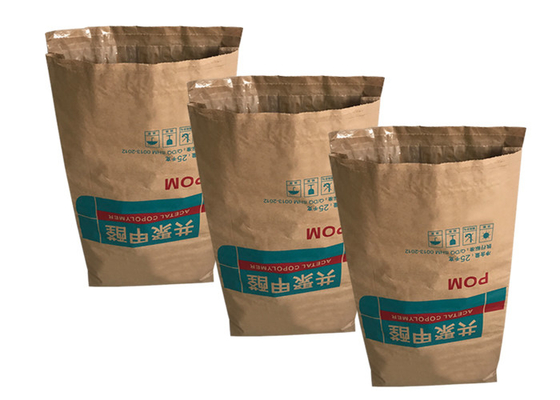 25kg 20kg 2 Laag of 3 Laag + PE het Document van Voeringsmultiwall het Document van Zakken Bruine Kraftpapier Zakken