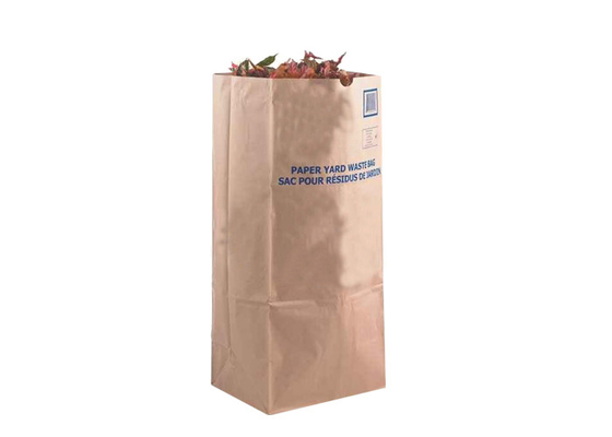 Douane Logo Lawn Paper Bags 30 Gallon Grote Capaciteit