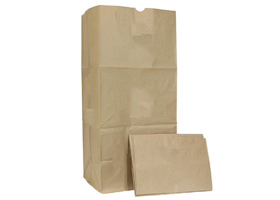 Van het Gazonbladeren van de blokbodem het Document van Multiwall Kraftpapier Zakken 30 het Document van het Gallongazon Zakken
