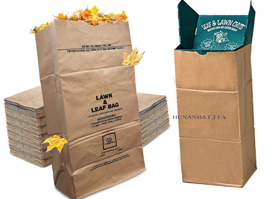 Douane Logo Lawn Paper Bags 30 Gallon Grote Capaciteit