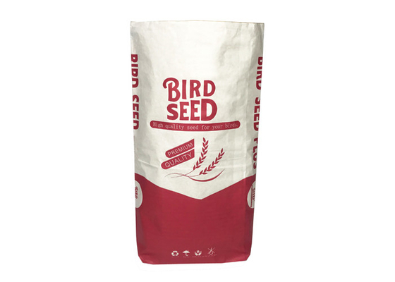Het Document van Kraftpapier van de Flexodruk Zak 20kg 25kg voor Afgeroomde melkpoeder