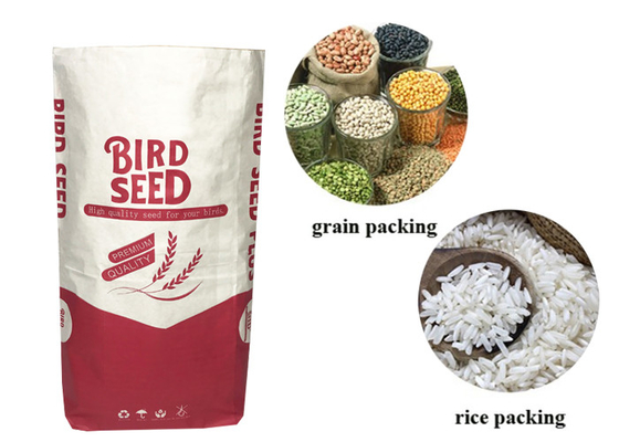 Dubbele het Document van Laagmultiwall Kraftpapier Zakken voor Cat Litter Animal Feed Packaging