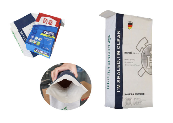 het Document van 20kg 15KG Kraftpapier de Klep doet Verpakkende Tegelkleefstof met Uw Eigen Embleem in zakken