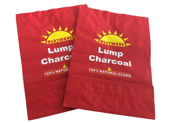 Aangepaste Logo Print Kraft Paper Packing-Zakken voor Houtskoolverpakking