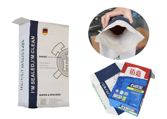 Het Document van de Lagen Duidelijke Kraftpapier van de voedselrang Multi de Verpakkingszak van de Klepbloem